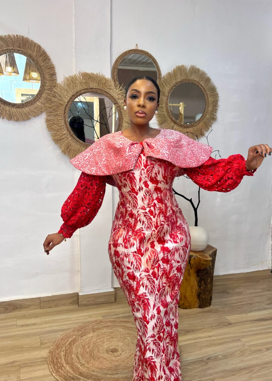 Fara Brocade Dress